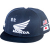 D'cor Visuals #70-137-1 - Honda Factory Wing Hat - Navy - One Size