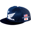 D'cor Visuals #70-137-1 - Honda Factory Wing Hat - Navy - One Size