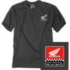 Factory Effex #27-83304 - Youth Honda Starting Line T-Shirt - Heather Charcoal - Large