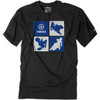 Factory Effex #21-83230 - Youth Yamaha Silhouette T-Shirt - Black - Small