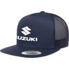 Factory Effex #28-86400 - Suzuki Alpha Snapback Hat - Navy