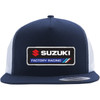 Factory Effex #22-86404 - Suzuki Factory Hat - Navy/White