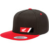 Factory Effex #23-86300 - Honda Wedge Hat - Black/Red