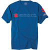 Factory Effex #15-88466 - Suzuki Team T-Shirt - Royal Blue - 2XL