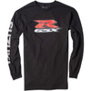 Factory Effex #17-87418 - Suzuki GSX-R Long-Sleeve T-Shirt - Black - 2XL