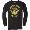 Factory Effex #23-87412 - Suzuki Vet Long-Sleeve T-Shirt - Black - Medium