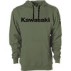 Factory Effex #26-88108 - Kawasaki Squad Pullover Hoodie - Army Green - 2XL