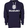 Factory Effex #26-88408 - Suzuki Vertical Pullover Hoodie - Navy - 2XL
