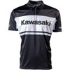 Factory Effex #23-85108 - Kawasaki Team Pit Shirt - Black/White - 2XL