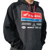 Factory Effex #24-88322 - Honda 21 Racewear Hoodie - Charcoal/Black - Medium