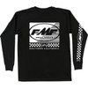 FMF #HO24119901BLKMD - Metal Works Long-Sleeve T-Shirt - Black - Medium