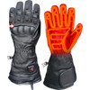 Gerbing Heated Clothing #GER-GVHK-7V-B-M - 7 V Hard Knuckle Battery Heated Gloves - Black - Medium