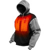 Gerbing Heated Clothing #GER-HDY-7V-UNI-BLK-3 - 7 V Battery Heated Hoodie - Black - 3XL