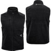Gerbing Heated Clothing #GER-TFVST-7V-M-B-S - 7V Thermite Fleece Heated Vest 2.0 - Black - Small