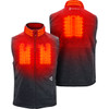 Gerbing Heated Clothing #GER-TFVST-7V-M-G-M - 7V Thermite Fleece Heated Vest 2.0 - Gray - Medium