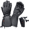 Gerbing Heated Clothing #GER-AFGV-7V-M-S - 7 V Atlas Ultra-Flex Battery Heated Gloves - Black - Small