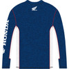 Honda Apparel #NP21S-M2482-XL - Honda HRC Long-Sleeve T-Shirt - Navy/White - XL