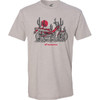 Honda Apparel #NP21S-M2469-L - Honda Trail 125 T-Shirt - Gray - Large