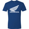 Honda Apparel #NP21S-M3019-L - Honda Wing T-Shirt - Blue - Large