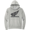 Honda Apparel #NP21S-S3028-M - Honda Wing Hoodie - Gray/Black - Medium