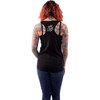 Lethal Threat #LA20508XL - Women's Dark Widow Razor Back Tank Top - Black - XL