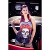 Lethal Threat #LA20508XL - Women's Dark Widow Razor Back Tank Top - Black - XL