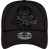 Lethal Threat #HT82101 - Crash 'n Burn Baseball Hat - Black - One Size