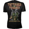 Lethal Threat #LT20892XL - Tattooed & Trashed T-Shirt - Black - XL