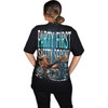 Lethal Threat #DT10043L - Down-N-Out Party First Safety Second - Black - Large
