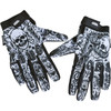 Lethal Threat #GL15017XL - Tattoo Gloves - Black/White - XL