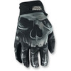 Lethal Threat #GL15004M - Skull Gloves - Black - Medium