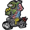 Lethal Threat #LT30252 - Monster Biker Embroidered Patch - Large
