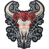 Lethal Threat #LT30228 - D.O.D Western Skull Large Embroidered Patch - Large