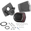 K & N #RK-3951 - Street Metal Air Intake Kit - Shaker - Black - Softail/Touring/Trike