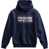 Moose Offroad - Youth All-American Hoodie - Navy - Large