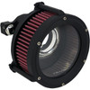 Trask #TM-1022-BK - Assault Charge High-Flow Air Cleaner - Flat Black