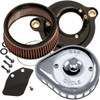 S&S Cycle #170-0435C - Mini Teardrop Stealth Air Cleaner Kit - Chrome