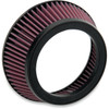 LA Choppers #LA-XXXFLG - Replacement Air Filter - Red - LA Choppers/Affliction Air Cleaners - Dyna/Softail/Touring/Trike