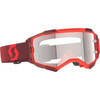 Scott #274514-0004113 - Fury Goggle - Red - Clear Works Lens