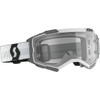 Scott #274514-1039113 - Fury Goggle - White/Gray - Clear Works Lens
