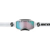 Scott #278605-0002351 - Fury Snow Cross Goggle - White - Enhancer Aqua Chrome Lens