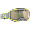 Scott #278604-1120245 - Fury LS Snow Goggle - Gray/Yellow - Light Sensitive - Bronze Chrome Lens