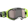 Scott #421503-7911313 - Prospect 2.0 SMB Goggle - Caviar Black/Safety Yellow - AMP Silver Chrome Lens