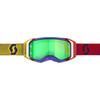 Scott #421471-1648279 - Prospect 2.0 Goggle - Red/Yellow - Green Chrome Works Lens