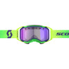 Scott #421502-7914307 - Prospect 2.0 SMB Goggle - Midnight Purple/Safety Yellow - Dual - Light Sensitive - Blue Chrome Lens