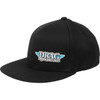 Throttle Threads #DRG23H12BKOR - Drag Specialties Flat Bill Hat - Black