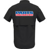 Throttle Threads #PSU37ST26BKMD - Parts Unlimited Vented Shop Shirt - Black - Medium