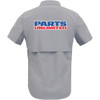 Throttle Threads #PSU37ST26GY2X - Parts Unlimited Vented Shop Shirt - Gray - 2XL