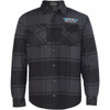 Throttle Threads #DRG24J86BKMR - Drag Specialties Quilted Plaid Jacket - Medium