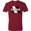 Yamaha Apparel #NP21S-M3118-XL - Yamaha Heritage Diagonal T-Shirt - Red - XL